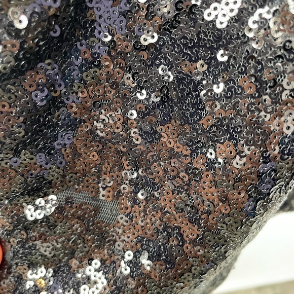 NWT Lulus Champagne Showers Sequin Bodycon Dress in Black Size‎ Small - Picture 9 of 10